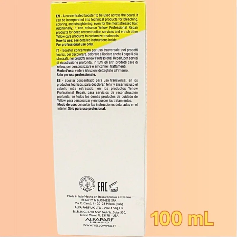 Yellow Bond Hero Repair Tratamiento Reparador Capilar 100 Ml