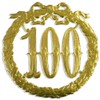 Walter Kunze Design Dresden Party Anniversary Jubilee Number 100, 9-1/2-Inch,