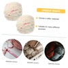 jojofuny 2 Rolls Multi Color Supple Crocheting Yarn Soft Worsted