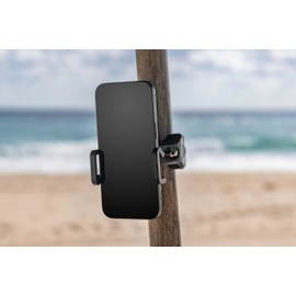 Phone Holder for Your Beach Pole Umbrella and Chairs - Securely Attaches Your Smart Phone to Your Beach Pole Umbrella (All Types) to Keep It Safe and Out of The Sand While Chillin' at The Beach