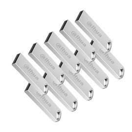 PSA COMPUTO Y PAPELERIA Kit de 10 Memorias USB Dahua U106, 16GB, USB-A 2.0, Lectura 25MB/s, Escritura 10MB/s, Plata-.