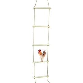 Extra Long Chicken Perch Stand, Natural Wood Chick Swing Toy for Coop, Chicken Coop Accessories, Chicken Roosting Bars, Outdoor Perch Toy for Poultry Chicken Chick Hens Large Bird Parrot 138 × 16 Inch