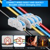DIANN 30pcs Lever Wire Connectors 1 in 1 Out Quick