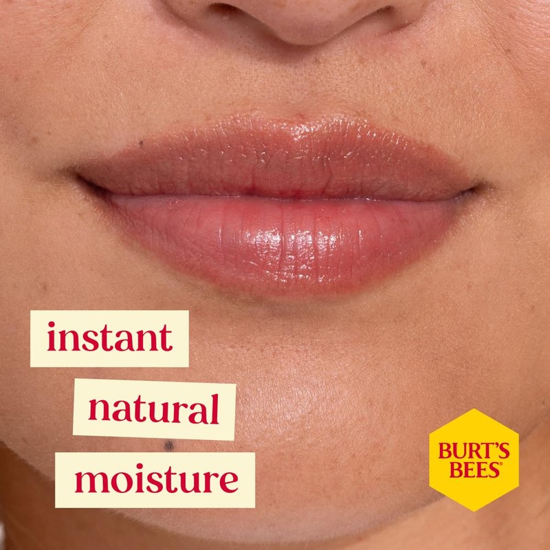 Burt's Bees Lip Balm, Moisturizing Lip Shimmer for Women, for