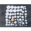 64 Pcs/Pack Plastic Gears Set, DIY Robot Kit Pulley Belt