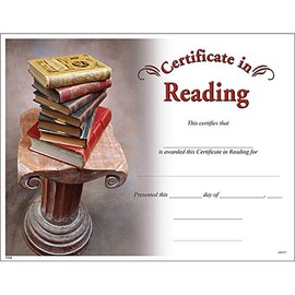 Jones School Supply - Set of 500 Reading Certificates - Photo Certificates