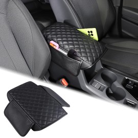 Aunginsy Upgrade Center Console Armrest Protector Cover Compatible with Subaru Crosstrek 2024 Car Central Armrest Seat Storage Box Cover Cushion Lid Protector Pad Waterproof Anti-Scratch Accessories