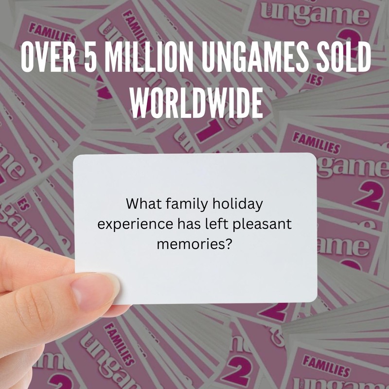 Talicor Pocket UNGAME - Families - Non-Competitive Card Game for