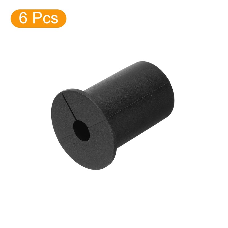uxcell 6Pcs Wall Grommets for Cables, 1"(24mm) Silicone Cable Wall