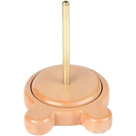 Wood Yarn Holder Stand, Crochet Bobbin Winder, Portable Creel, Crochet Auxiliary Tool for Knitting Enthusiasts, Hand-Operated Winding and Dispensing Accessories