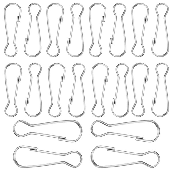 Mabor 20Pcs Flag Clips for Flagpole, Flag Pole Clips to