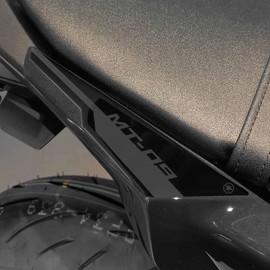 labelbike - 3D Sticker Motorcycle Back Protection and Decoration in Resin Compatible with Yamaha MT-09 2024-2025 Colour Grey