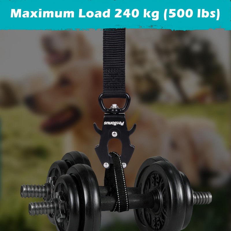 PetBonus 2 Pcs Frog Clip Dog Leash Clasp, Quick Release