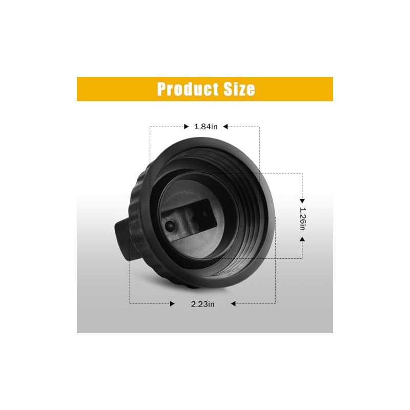 73185 Replacement Part New Drain Cap Wet/Dry Vacs Shop Vacuums,