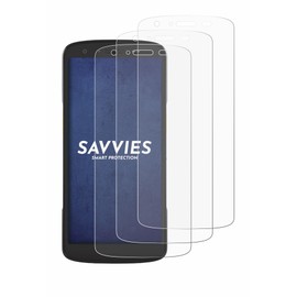 Savvies 6 Pack Screen Protector compatible with Zebra TC22 / TC27 Protection Film Clear