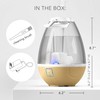 Sharper Image UHT1-SI Ultrasonic Cool Mist Humidifier, 0.4 Gallon (1.5L)