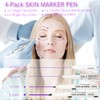 Surgical Skin Marker Pen 4-Pack Professional Sterile Tip Tattoo Stencil