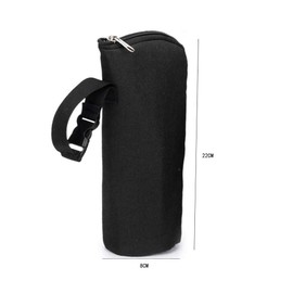 YINKE Water Bottle Cover, 16.9 fl oz (500 ml), Plastic Bottle Holder, 11.8 fl oz (350 ml), Insulated, Baby Bottle, Thermal, Handbag, Crossbody Water Bottle, Water Bottle, Case, Plastic Bottle, Black,