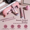 BS-MALL 14 Pcs Makeup Brushes Set with 1 Pcs Makeup