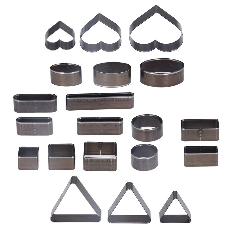 20PCS Leather Die Cutter Round Quadrate Hearts Leather Cutting Dies