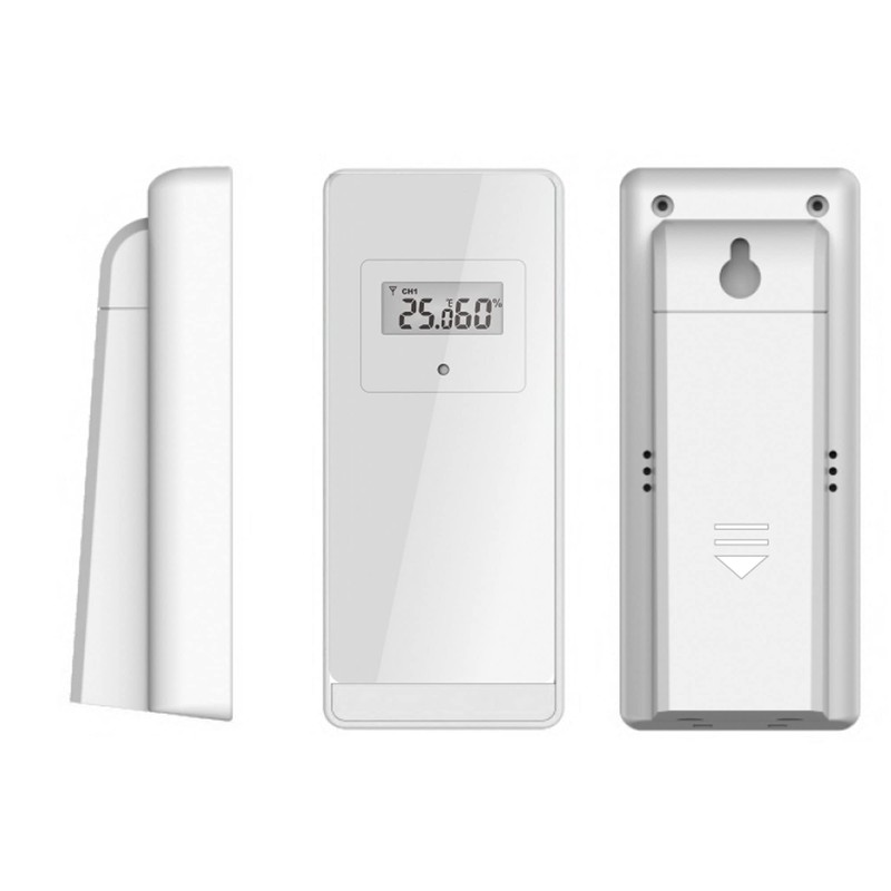 Miraval Modern Design Wireless Weather Station with Outdoor Sensor Namable