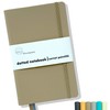 Mountparker Dotted Journal Bullet Notebook with Colour Dot Stickers -