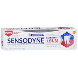 Sensodyne Sensitivity & Gum Whitening Fluoride Toothpaste 3.4 OZ