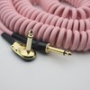 Aestivate Guitar Cable, Coiled Design (20ft-Pink)