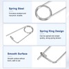 M METERXITY 8-Pack Brooch Shape Cotter Safety Pin, 2x29mm Stainless