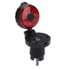 Bike Handlebar Plug Light with Rearview Mirror Bicycle Accessories Cycling