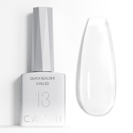 CANNI Quick Builder Gel for Nails â€“ 9ML Clear Soak-Off Nail Strengthening Gel for Apex Building DIY UV LED Manicure