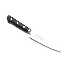Yoshihiro Inox Stain-resistant AUS10 Steel Ice Hardened Petty Utility Prep Chef Knife (4.7'' (120mm))