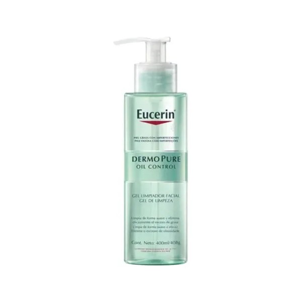 Gel Limpiador Facial Eucerin Dermo Pure Oil Control 400 Ml