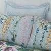 Paoletti Contemporary Hanging Gardens Oxford Pillowcase Set, Mint Green, One