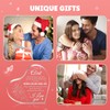 PETCEE for Girl - 3.9x0.4x3.9 Heart-Shaped Engraved Plaque Romantic Gift