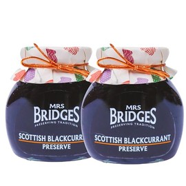 Mrs. Bridges Scottish Blackcurrant Preserve, 12-Ounce Jars (Pack of 2)