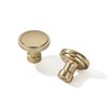 ZAUYX 5 Pack Gold Cabinet Knobs 1-1/4 inch, Jasper Pulls