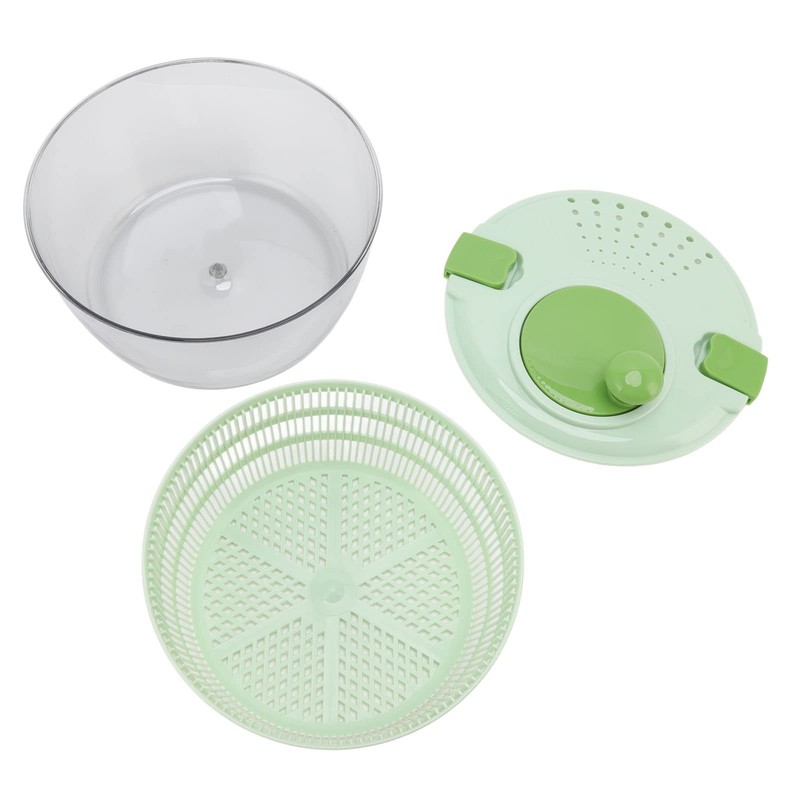 Salad Spinner, Spatter Proof Safe Multifunction and Storage 4L PP