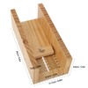 Soap Cutter Superb Polishing Rubber Wood Multipurpose Soap Cutter Slicer