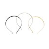 Flat Band Metal Headbands 7 mm Wide - Single Piece