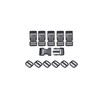 Ahijklmn Plastic Buckles,Plastic Side Release Buckle clips + Plastic Tri