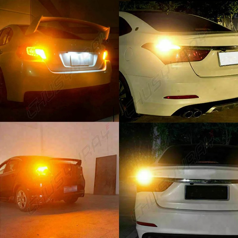 CHUSYYRAY For 99-04 Ford Mustang LED Headlight Bulbs High/Low Beam+Turn