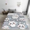 Chiikawa Blanket, Flannel Soft Fluffy Blanket, Single, Dust Mite Resistant,