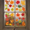 Fall Window Clings, 6 Sheets Autumn Maple Leaf Window Decals