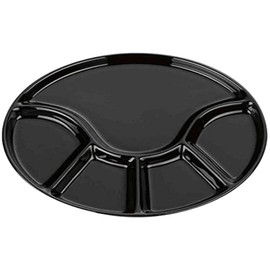 kela Anneli 67404 Fondue Plate 21.5 cm Round in Glossy Black