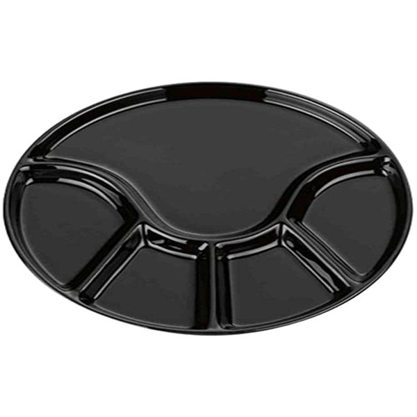kela Anneli 67404 Fondue Plate 21.5 cm Round in Glossy Black