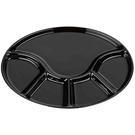 kela Anneli 67404 Fondue Plate 21.5 cm Round in Glossy Black