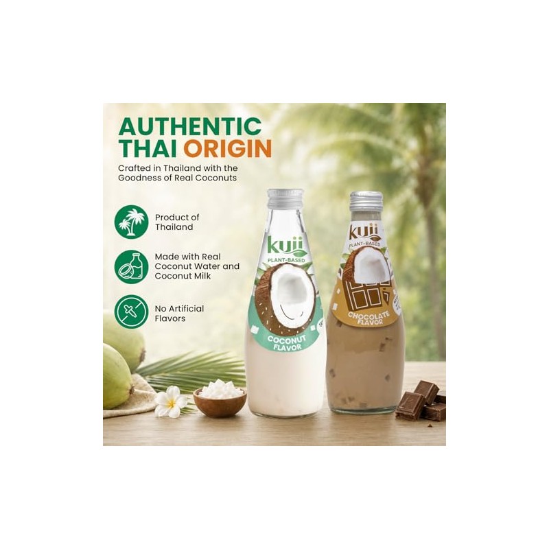 Kuii Coconut Milk Drink Variety Pack – Original Coconut Jelly