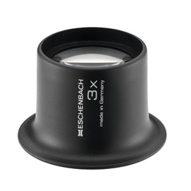 Eschenbach 000764530003 11243 watchmaker's Magnifying Glass; Magnification Factor: 3 x Lens Size: (Diameter 25 mm Anthracite