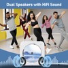 CD Player Portable Bluetooth 5.1 Desktop CD Player with HiFi